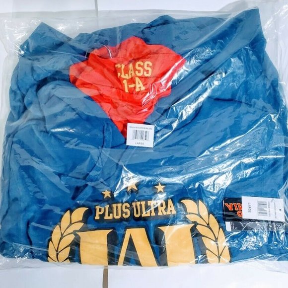 Bioworld Other - My Hero Academia Men's Large Blue Hoodie & Gaiter Bioworld Official New With Tag
